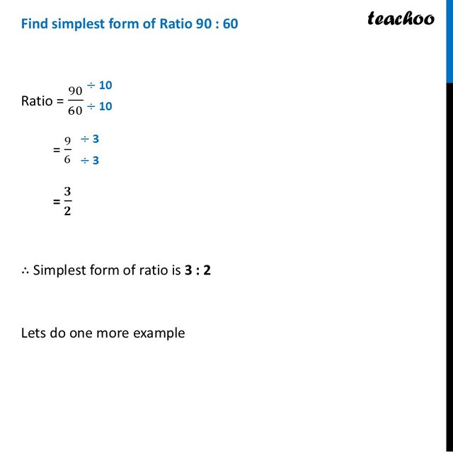 Simplest Form of Ratios - How to find with 3+ Examples [Class 8]