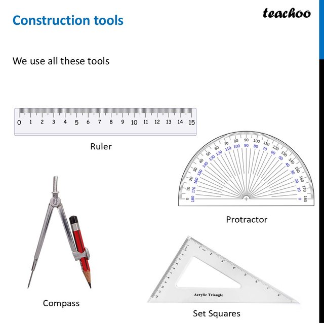 Tools used in Construction [Mathematics] - What? How to use?