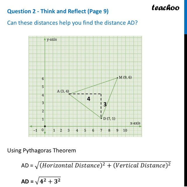 Can these distances help you find the distance AD? [Ganita Manjari I]