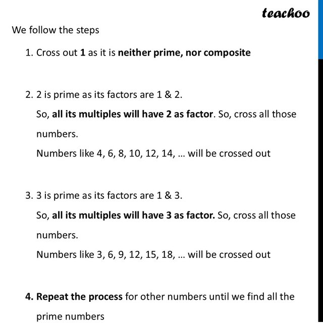 Prime Numbers between 1 to 100 - Explained Properties & Examples