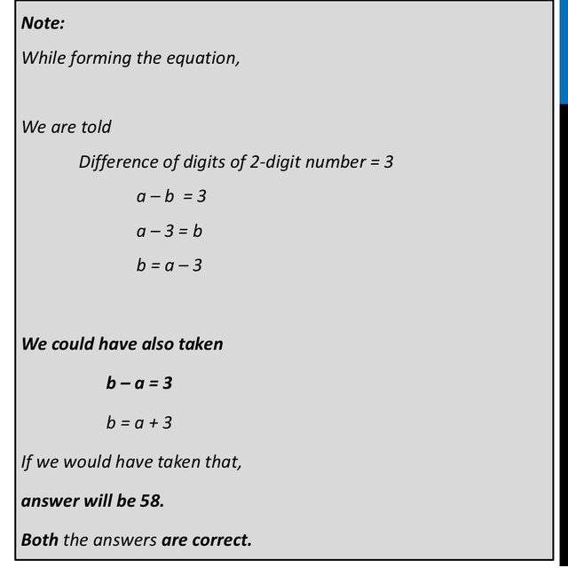 The digits of a two-digit number differ by 3. If digits interchanged