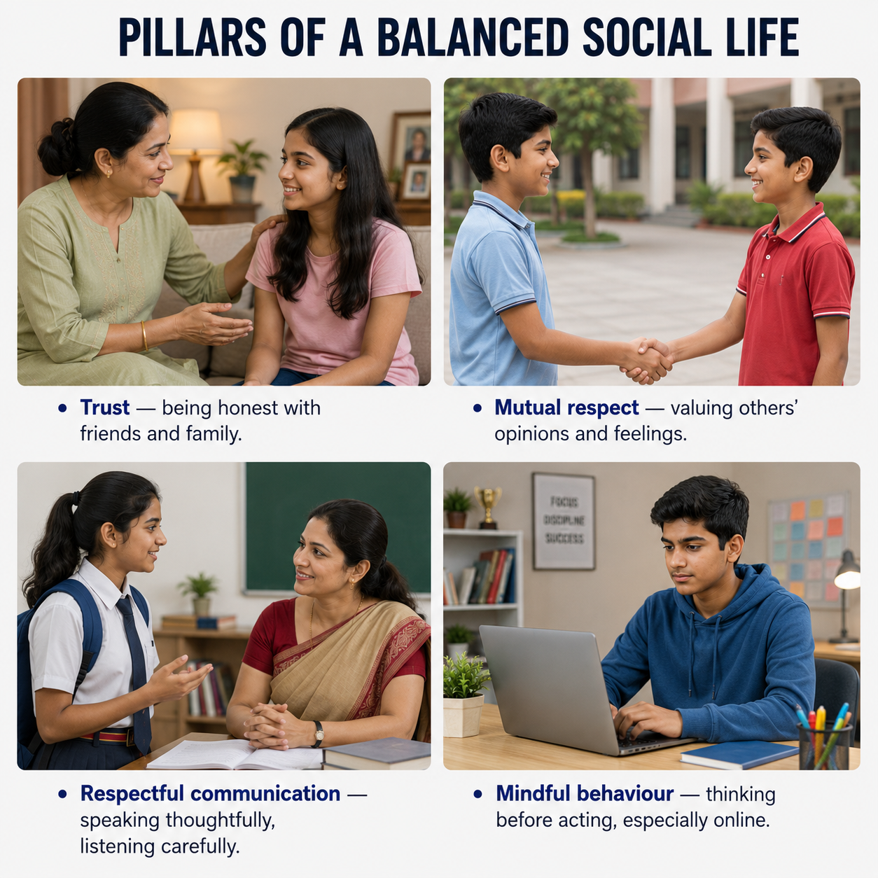 6.4.4 Balanced Social Life - Adolescence: A Stage o - [Teachoo] - Concepts