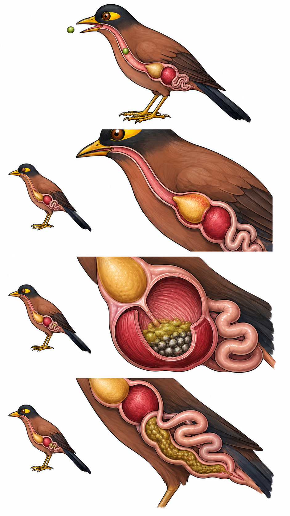 part 3 - 9.1.2 Do All Animals Digest Food the Same Way as Humans Do? - Concepts - Chapter 9 Class 7 - Life Processes in Animals (Curiosity) - Class 7