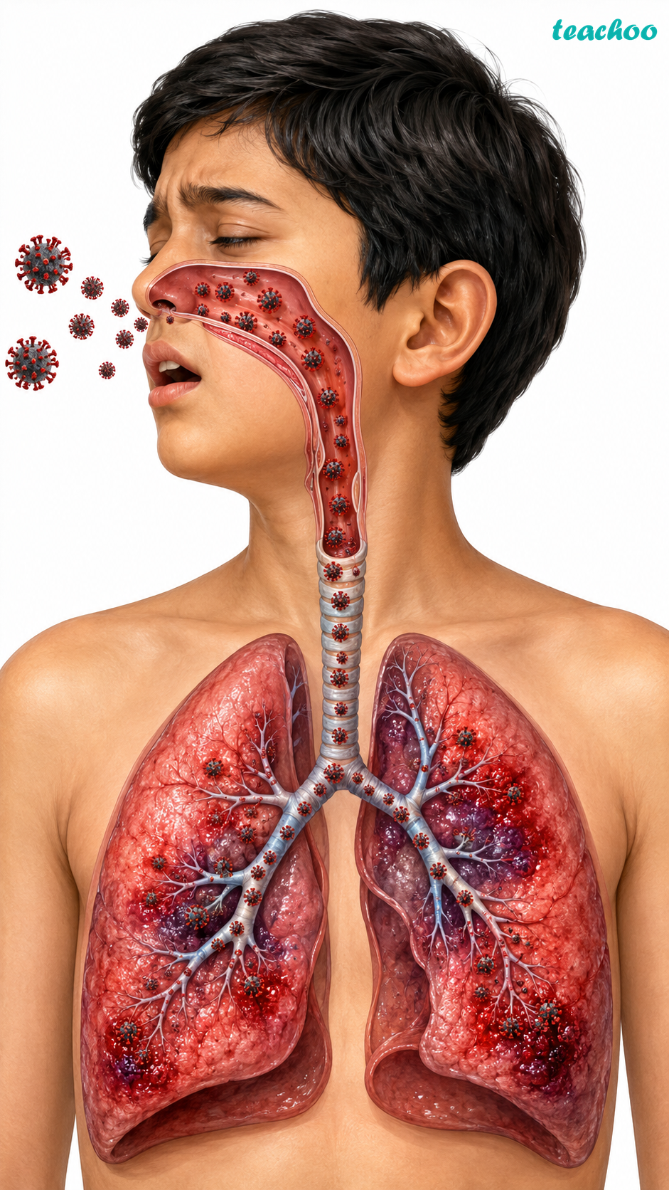 part 3 - 9.2.1 Respiration in Humans - Concepts - Chapter 9 Class 7 - Life Processes in Animals (Curiosity) - Class 7 (Curiosity)