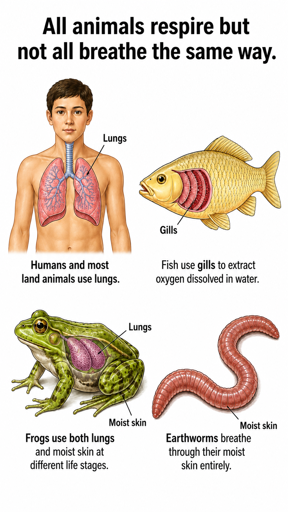 9.2 Respiration in Animals - Life Processes in Animals - [Teachoo] - Concepts