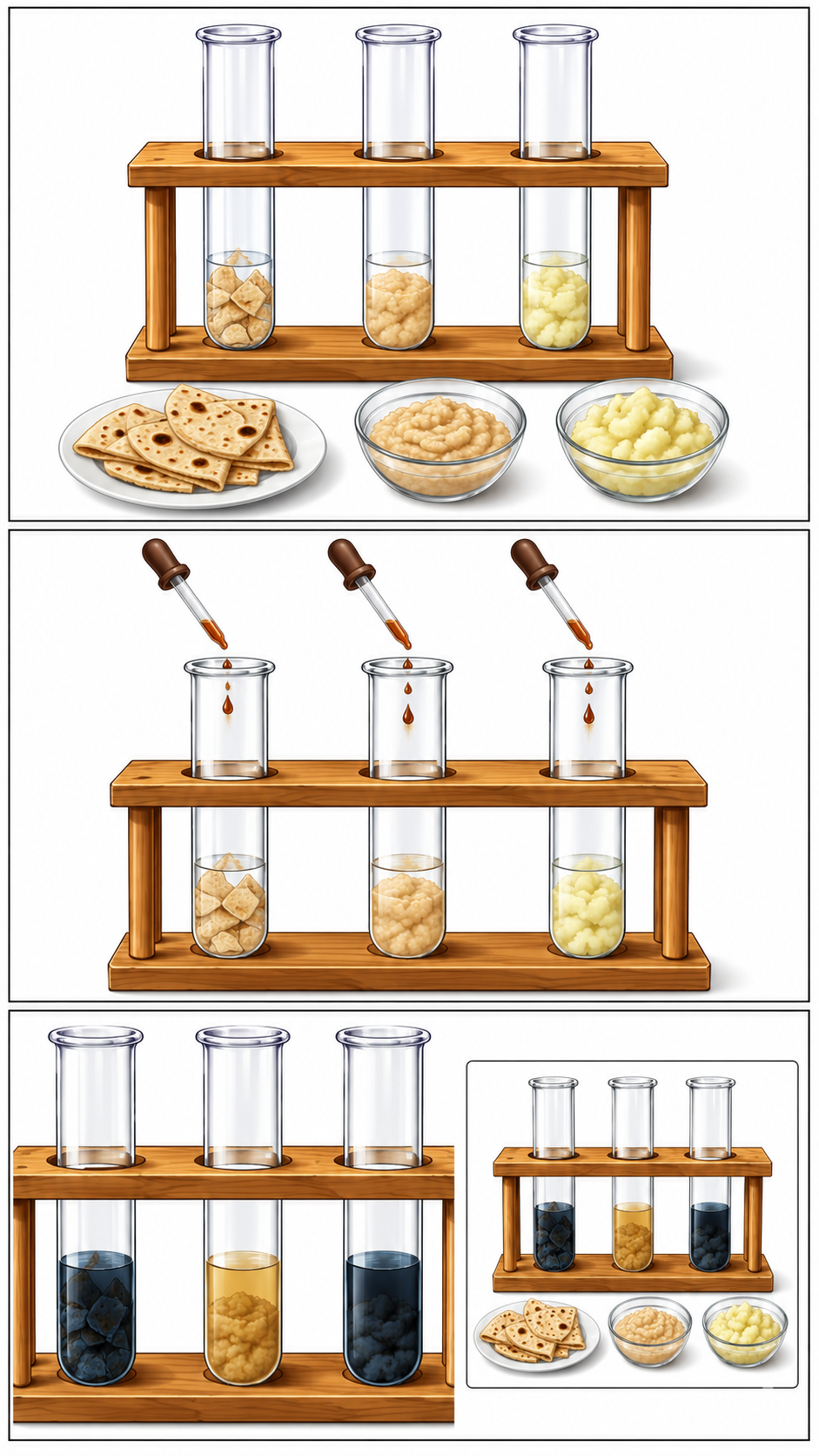 Question 2 — Sahil placed some p - Life Processes in Anim - [Teachoo] - Questions at the end of the chapter