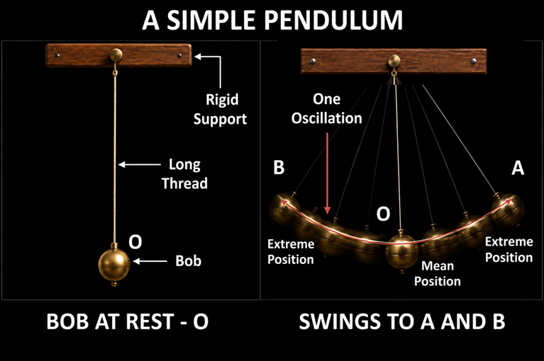 part 3 - 8.1.1 A Simple Pendulum - Concepts - Chapter 8 Class 7 - Measurement of Time and Motion (Curiosity) - Class 7