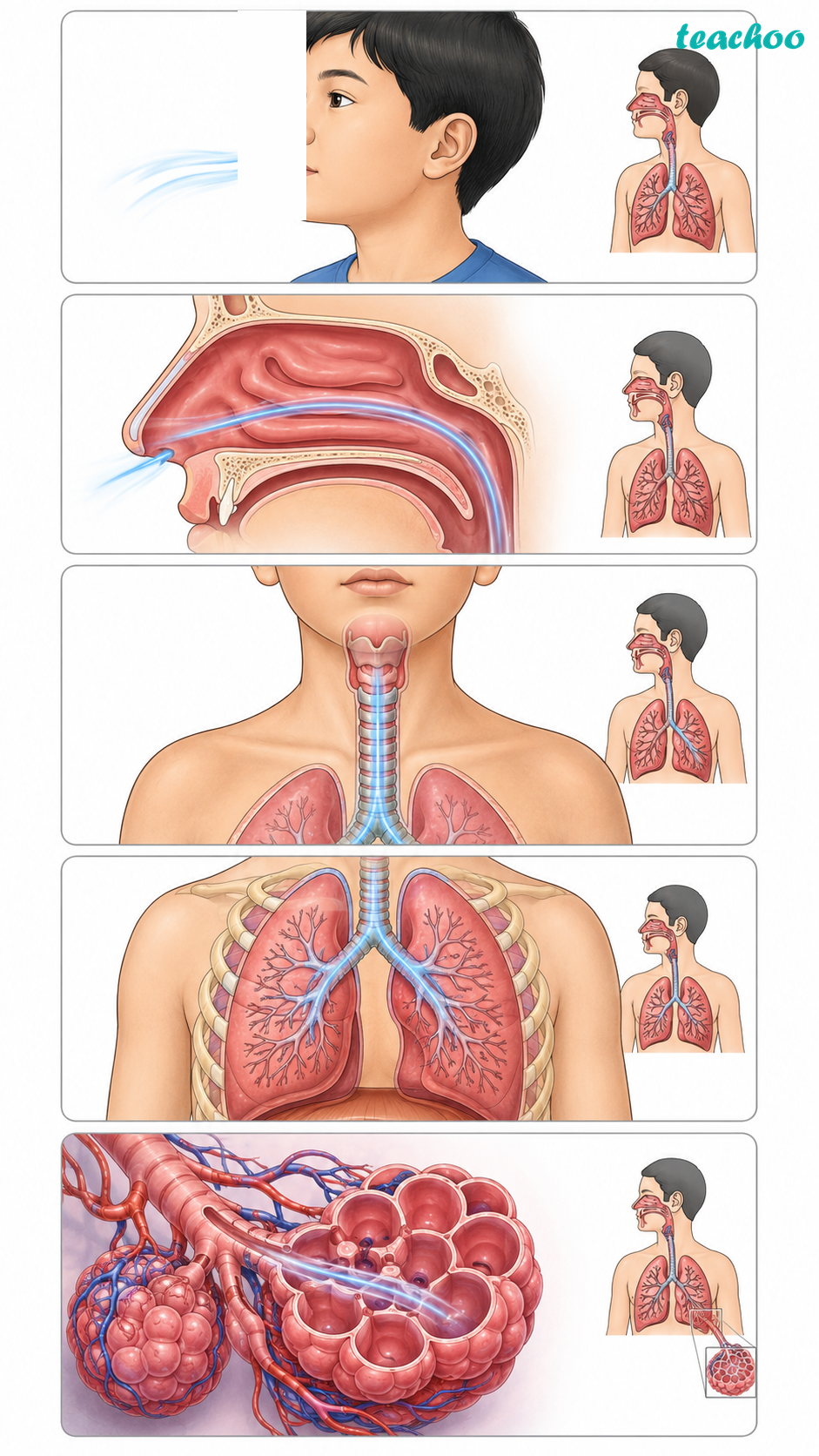 part 2 - 9.2.1 Respiration in Humans - Concepts - Chapter 9 Class 7 - Life Processes in Animals (Curiosity) - Class 7 (Curiosity)